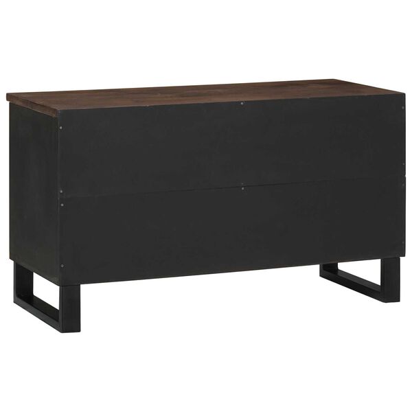 vidaXL Έπιπλο τηλεόρασης - 80x33.5x46 εκ, φτιαγμένο από μασίφ ξύλο και κατεργασμένο ξύλο.