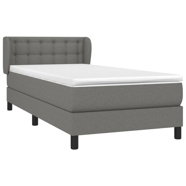 vidaXL &Kappa;&rho;&epsilon;&beta;ά&tau;&iota; Boxspring &mu;&epsilon; &Sigma;&tau;&rho;ώ&mu;&alpha; &Sigma;&kappa;&omicron;ύ&rho;&omicron; &Gamma;&kappa;&rho;&iota; 80x200 &epsilon;&kappa;. &Upsilon;&phi;&alpha;&sigma;&mu;ά&tau;&iota;&nu;&omicron;