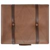 vidaXL Σκαμπό με Αποθηκευτικό Χώρο Καφέ 40 εκ. Συνθετικό Δέρμα