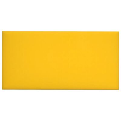 vidaXL Πάνελ Τοίχου 12 τεμ. Κίτρινος 60x30 εκ 2,16 μ² Βελούδο