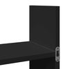 vidaXL Ντουλάπι Τοίχου Μαύρο 100x18x40 εκ. από Επεξεργασμένο Ξύλο