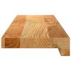 vidaXL Περβάζια παραθύρων 2 τεμ. Αν. Καφέ 70x15x2 εκ. Μασίφ Ξύλο Δρυός