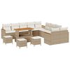 vidaXL &Sigma;&epsilon;&tau; &Kappa;&alpha;&nu;&alpha;&pi;έ &Kappa;ή&pi;&omicron;&upsilon; 14 pcs &Mu;&pi;&epsilon;&zeta; &sigma;&upsilon;&nu;&theta;&epsilon;&tau;&iota;&kappa;ό &rho;&alpha;&tau;ά&nu;
