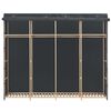 vidaXL Ντουλάπα Γκρι 200 x 40 x 170 εκ. Υφασμάτινη