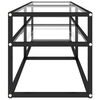vidaXL Έπιπλο Τηλεόρασης Διαφανές 140x40x40,5εκ. από Γυαλί Ασφαλείας