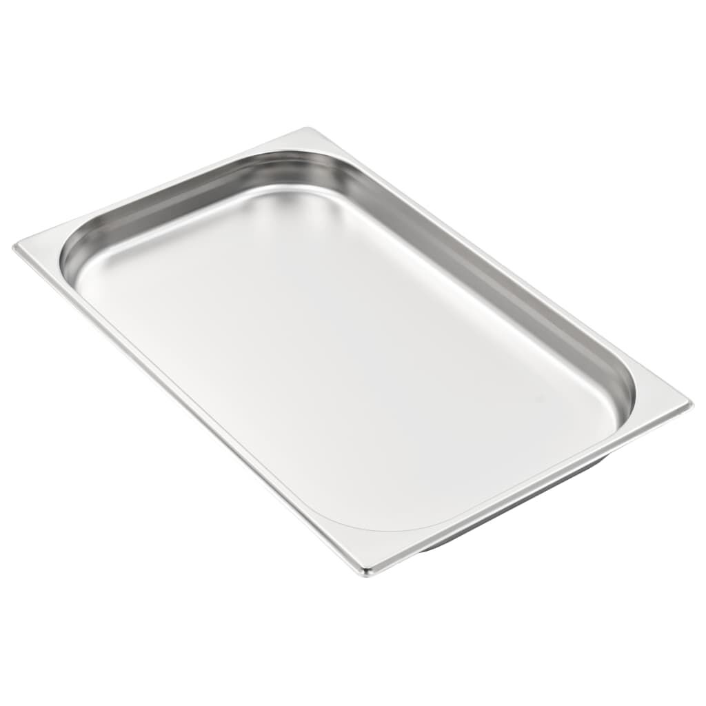 vidaXL Λεκάνες Gastronorm 4 τεμ. GN 1/1 40 χιλ. από Ανοξείδωτο Ατσάλι