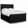 vidaXL &Kappa;&rho;&epsilon;&beta;ά&tau;&iota; Boxspring &mu;&epsilon; &Sigma;&tau;&rho;ώ&mu;&alpha; &Mu;&alpha;ύ&rho;&omicron; 140x190 &epsilon;&kappa;. &Upsilon;&phi;&alpha;&sigma;&mu;ά&tau;&iota;&nu;&omicron;