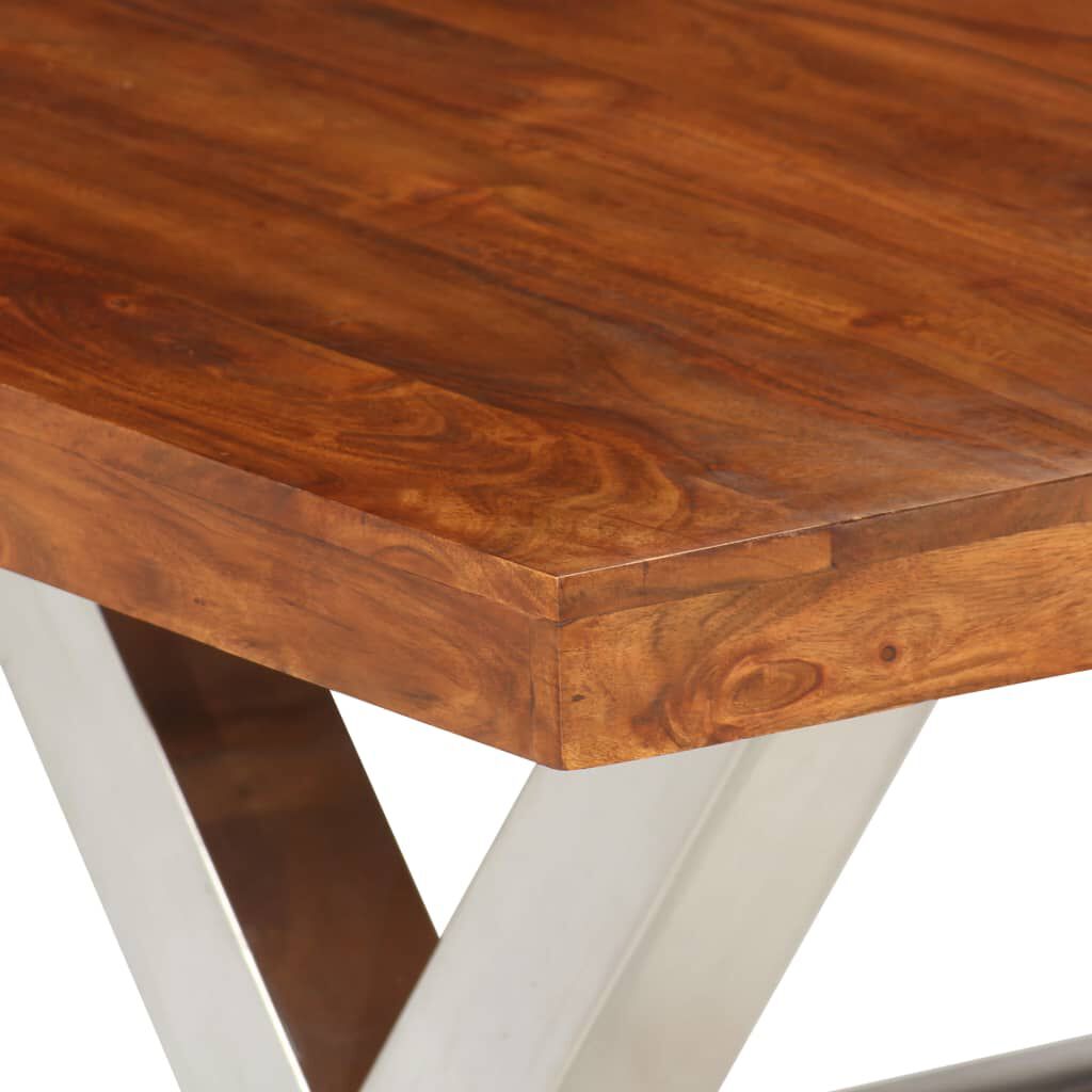 vidaXL Τραπεζαρία 180 x 90 x 76 εκ. Μασίφ Ξύλο