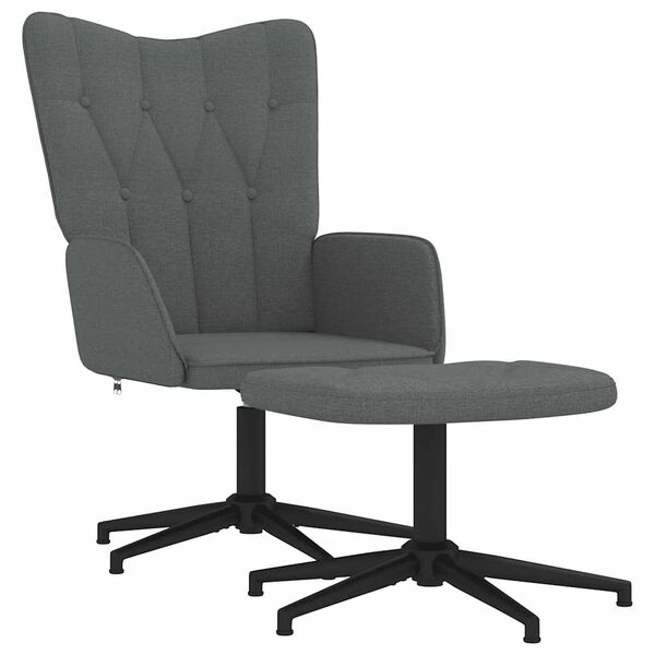 vidaXL &Pi;&omicron;&lambda;&upsilon;&theta;&rho;ό&nu;&alpha; Relax &Sigma;&kappa;&omicron;ύ&rho;&omicron; &Gamma;&kappa;&rho;&iota; &Upsilon;&phi;&alpha;&sigma;&mu;ά&tau;&iota;&nu;&eta; &mu;&epsilon; &Sigma;&kappa;&alpha;&mu;&pi;ό