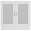 vidaXL Βιτρίνα Λευκή 82,5 x 30,5 x 80 εκ. Επεξ. Ξύλο