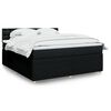 vidaXL &Kappa;&rho;&epsilon;&beta;ά&tau;&iota; Boxspring &mu;&epsilon; &Sigma;&tau;&rho;ώ&mu;&alpha; &Mu;&alpha;ύ&rho;&omicron; 180x200 &epsilon;&kappa;. &Upsilon;&phi;&alpha;&sigma;&mu;ά&tau;&iota;&nu;&omicron;