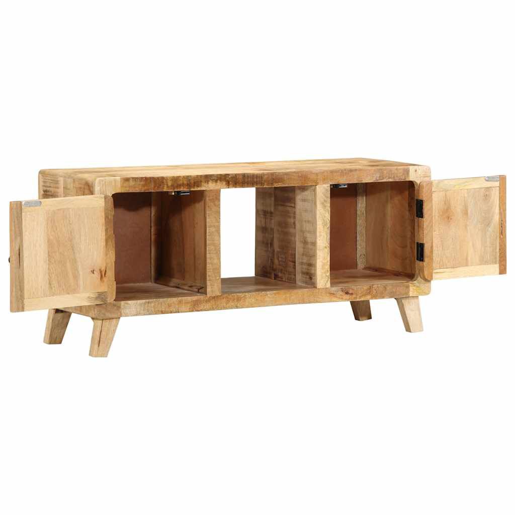 ντουλάπι τηλεόρασης vidaXL 105x46x32 cm μασίφ ξύλο ακατέργαστο μάνγκο