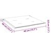 vidaXL Μαξιλάρια Καρέκλας Κήπου 2 τεμ. Ανθρακί 40x40x4 εκ. Υφασμάτινα