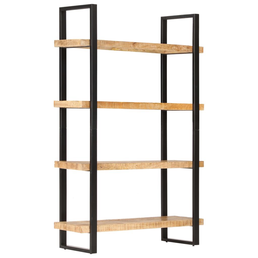 vidaXL Βιβλιοθήκη με 4 Επίπεδα 120x40x180 εκ. Ακατέργαστο Ξύλο Μάνγκο
