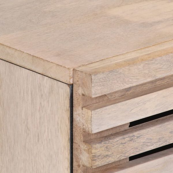 vidaXL Ντουλάπι 40x34x75 εκ. από Μασίφ Ξύλο Μάνγκο