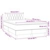 vidaXL &Kappa;&rho;&epsilon;&beta;ά&tau;&iota; Boxspring &mu;&epsilon; &Sigma;&tau;&rho;ώ&mu;&alpha; &Sigma;&kappa;&omicron;ύ&rho;&omicron; &Pi;&rho;ά&sigma;&iota;&nu;&omicron; 120x190&epsilon;&kappa;. &Beta;&epsilon;&lambda;&omicron;ύ&delta;&iota;&nu;&omicron;