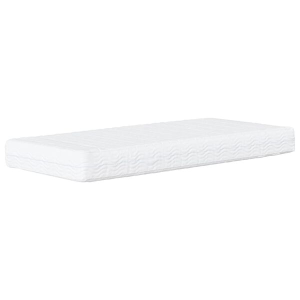 vidaXL Καναπές Κρεβάτι με Στρώμα Taupe 80 x 200 εκ. Υφασμάτινο
