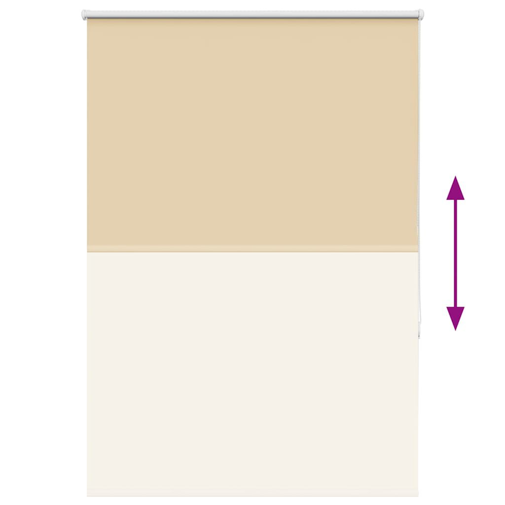 vidaXL Ρολέρ Μπλακάουτ Μπεζ 110x175 cm Πλάτος υφάσματος 105,7 cm