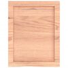 vidaXL Ράφι Τοίχου Ανοιχτό Καφέ 40x50x(2-4)εκ. Επεξ. Μασίφ Ξύλο Δρυός