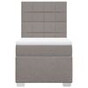 vidaXL &Kappa;&rho;&epsilon;&beta;ά&tau;&iota; Boxspring &mu;&epsilon; &Sigma;&tau;&rho;ώ&mu;&alpha; Taupe 90x190 &epsilon;&kappa;.&Upsilon;&phi;&alpha;&sigma;&mu;ά&tau;&iota;&nu;&omicron;