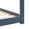 vidaXL Πλαίσιο Κρεβατιού Παιδικό Γκρι 90x200 εκ. από Μασίφ Ξύλο Πεύκου