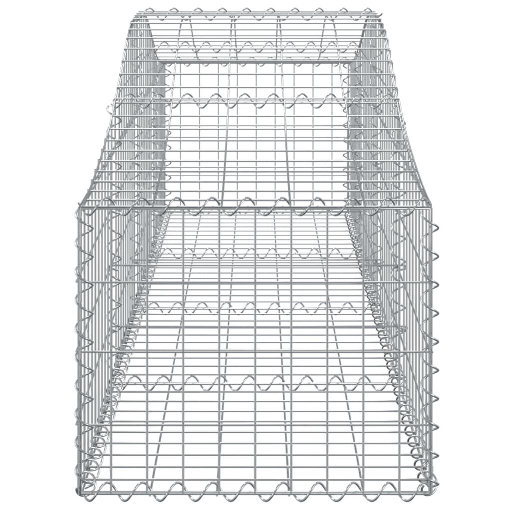 vidaXL Συρματοκιβώτια Τοξωτά 20 τεμ. 200x50x40/60 εκ. Γαλβαν. Ατσάλι