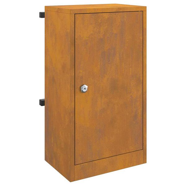 vidaXL γραμματοκιβώτιο Σκ rusty 30 x 23 x 55 εκ.