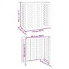 vidaXL Κάλυμμα κλιματιστικού Ασημί 110 x 50 x 105 εκ Ανοξείδωτο ατσάλι