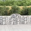 vidaXL Συρματοκιβώτια Τοξωτά 6 τεμ. 200x30x80/100 εκ. Γαλβαν. Ατσάλι
