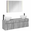 vidaXL &Sigma;&epsilon;&tau; &Nu;&tau;&omicron;&upsilon;&lambda;&alpha;&pi;&iota;ώ&nu; &Mu;&pi;ά&nu;&iota;&omicron;&upsilon; 4 pcs &Gamma;&kappa;&rho;&iota; Sonoma 103,5 x 15,5 x 70 &epsilon;&kappa;.