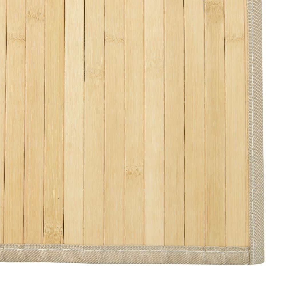 vidaXL Χαλί Ορθογώνιο Ανοιχτό Φυσικό 60 x 1000 εκ. Μπαμπού