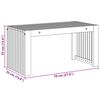 vidaXL Τραπεζάκι σαλονιού Καφέ 70 x 35 x 35 cm Μασίφ ξύλο ακακίας