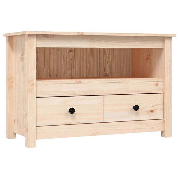 vidaXL Έπιπλο Τηλεόρασης 79 x 35 x 52 εκ. από Μασίφ Ξύλο Πεύκου