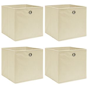 vidaXL &Kappa;&omicron;&upsilon;&tau;&iota;ά &Alpha;&pi;&omicron;&theta;ή&kappa;&epsilon;&upsilon;&sigma;&eta;&sigmaf; 4 &tau;&epsilon;&mu;. &Kappa;&rho;&epsilon;&mu; 32 x 32 x 32 &epsilon;&kappa;. &Upsilon;&phi;&alpha;&sigma;&mu;ά&tau;&iota;&nu;&alpha;