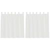 vidaXL &Kappa;&omicron;&upsilon;&rho;&tau;ί&nu;&epsilon;&sigmaf; Voile &mu;&epsilon; &beta;&rho;ό&chi;&omicron;&upsilon;&sigmaf; 2 &tau;&epsilon;&mu;ά&chi;&iota;&alpha; &Lambda;&epsilon;&upsilon;&kappa;ό 140x140 cm