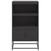 vidaXL Ραφιέρα Μαύρη 68,5x38,5x123,5 εκ. από Ατσάλι