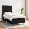 vidaXL &Kappa;&rho;&epsilon;&beta;ά&tau;&iota; Boxspring &mu;&epsilon; &Sigma;&tau;&rho;ώ&mu;&alpha; &Mu;&alpha;ύ&rho;&omicron; 80 x 200 &epsilon;&kappa;. &Upsilon;&phi;&alpha;&sigma;&mu;ά&tau;&iota;&nu;&omicron;