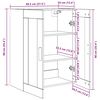 vidaXL Ντουλάπα Τοίχου Μαύρη δρυς 69.5 x 34 x 90 εκ.