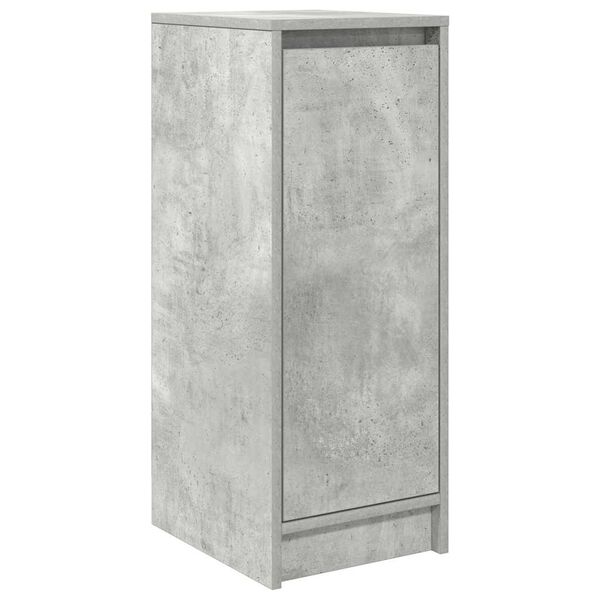 vidaXL Παπουτσοθήκη Γκρι Σκυροδέματος 29,5x34x76εκ. Επεξεργασμένο Ξύλο