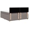 vidaXL &Kappa;&rho;&epsilon;&beta;ά&tau;&iota; Boxspring &mu;&epsilon; &Sigma;&tau;&rho;ώ&mu;&alpha; Taupe 180x200 &epsilon;&kappa;. &Upsilon;&phi;&alpha;&sigma;&mu;ά&tau;&iota;&nu;&omicron;