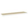 vidaXL Ράφια Τοίχου 4 τεμ. Δρυς/Λευκό 120x23,5x3,8 εκ. MDF