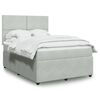 vidaXL &Kappa;&rho;&epsilon;&beta;ά&tau;&iota; Boxspring &mu;&epsilon; &Sigma;&tau;&rho;ώ&mu;&alpha; &Alpha;&nu;&omicron;&iota;&chi;&tau;ό &Gamma;&kappa;&rho;&iota; 140x190 &epsilon;&kappa;. &Beta;&epsilon;&lambda;&omicron;ύ&delta;&iota;&nu;&omicron;