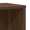 vidaXL Βιβλιοθήκη Καφέ Δρυς 60x24x76,5 εκ. από Επεξεργασμένο Ξύλο