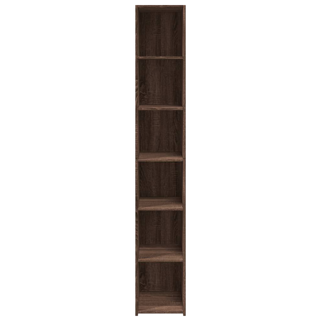 vidaXL Ντουλάπι Καφέ Δρυς 30x41x185 εκ. από Επεξεργασμένο Ξύλο
