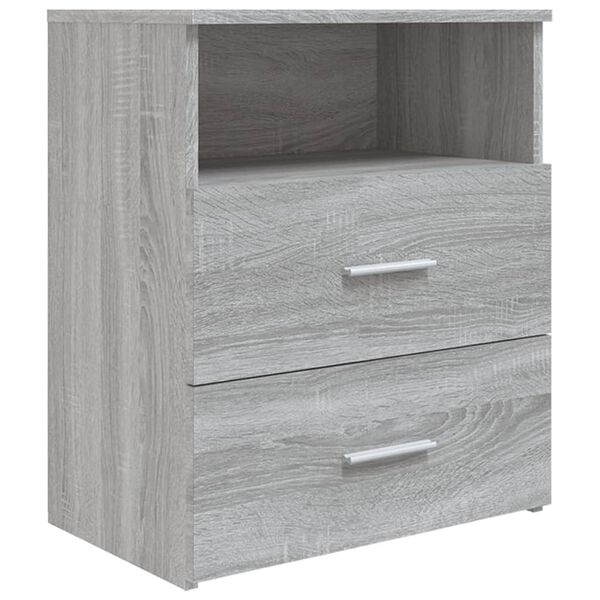 vidaXL Κομοδίνο Γκρι Sonoma 50 x 32 x 60 εκ.