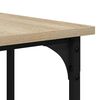 vidaXL Γραφείο Sonoma Δρυς 139 x 139 x 75 εκ. από Επεξεργασμένο Ξύλο