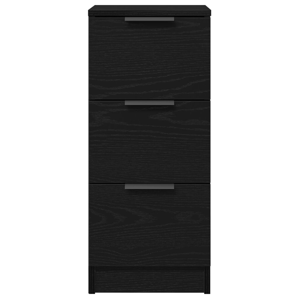 vidaXL Μαύρος Διορθωτής 30x30x70 εκ. Κατασκευασμένος από Επεξεργασμένο Ξύλο
