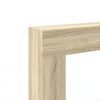 vidaXL Πλαίσιο Τζακιού Sonoma Δρυς 81x18x82 εκ. από Επεξ. Ξύλο