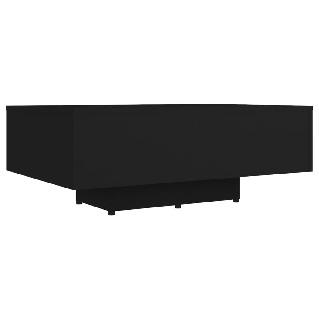 vidaXL Τραπεζάκι Σαλονιού Μαύρο 85 x 55 x 31 εκ. από Επεξ. Ξύλο