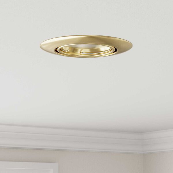 vidaXL Spotlights με προβολείς 6 pcs Χρυσό 9 x 9 εκ. Μέταλλο